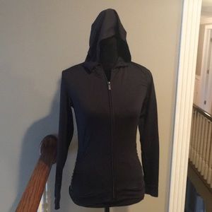 BURBERRY HOODIE black double pocket